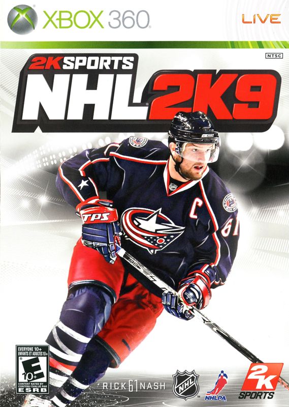 NHL 2K9 box art for Playstation 3